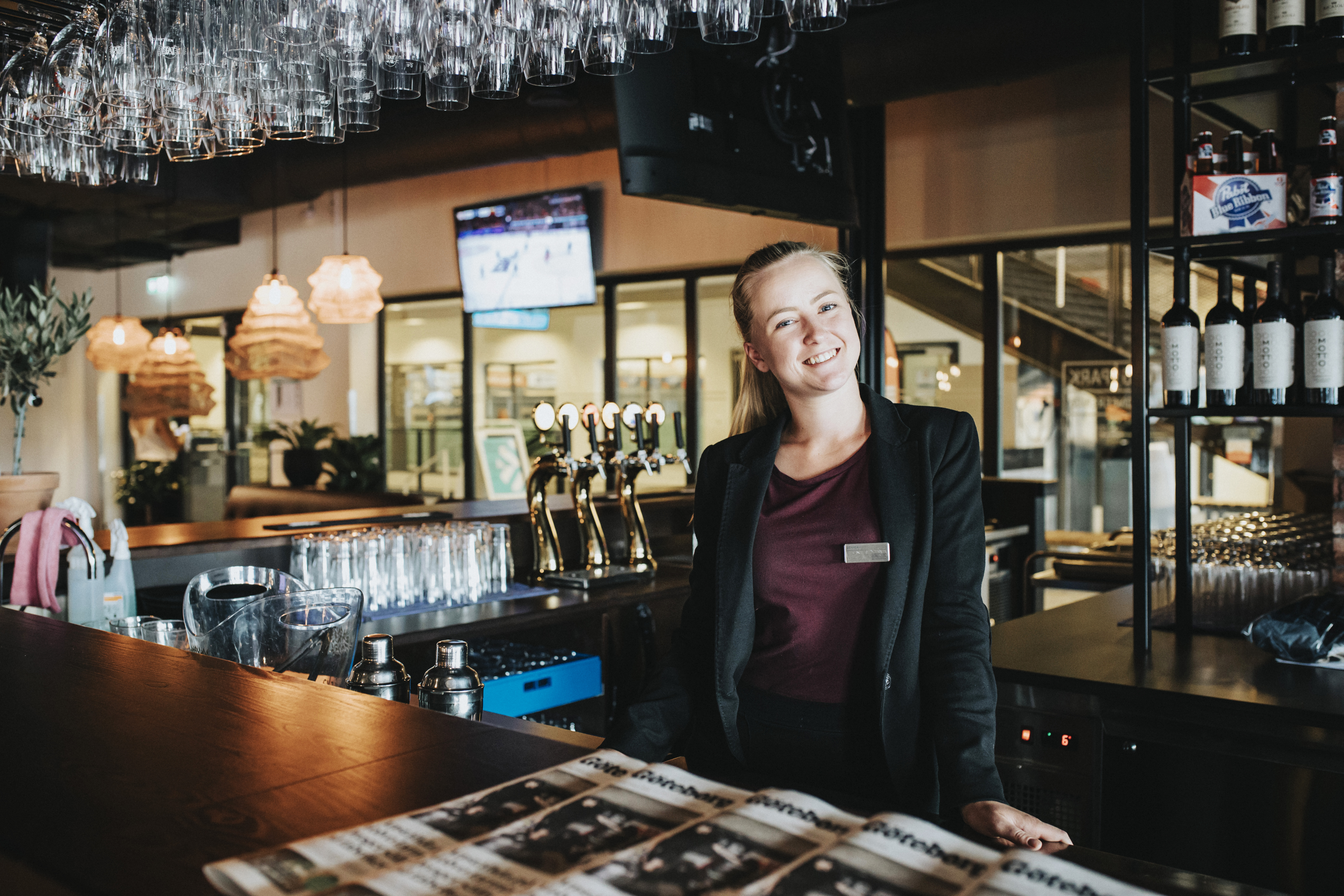 After work-miljö på restaurang Glenn vid Kviberg Park Hotel Göteborg